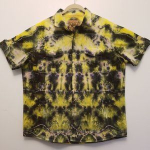 Men's L One-of-a-kind Hand tied, Hand dyed Shirt
